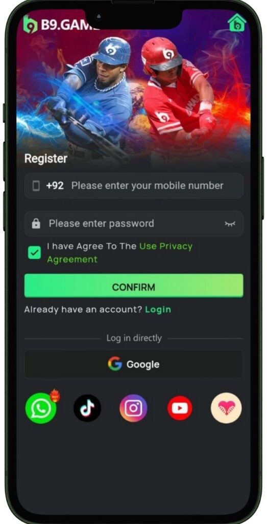 Login and Rister Process