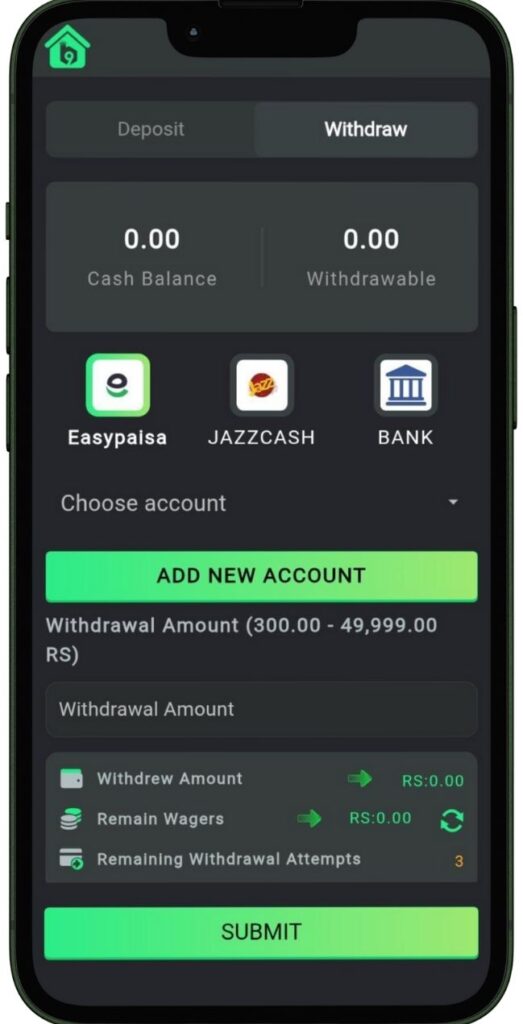 Withdraw Process
